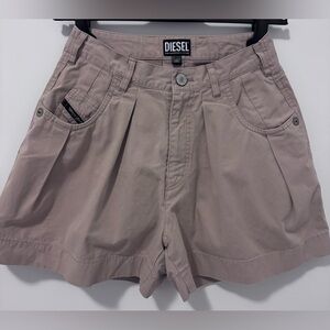 Diesel Women's Beige Cargo Shorts